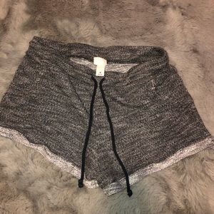 gray booty shorts